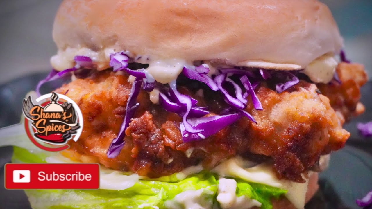 Crispy Chicken Burger Recipe