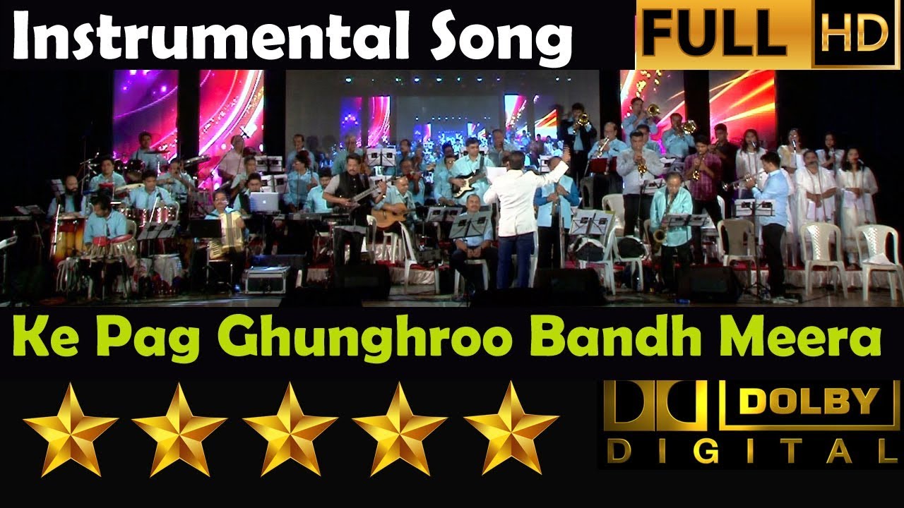 Instrumental Song - Ke Pag Ghunghroo Bandh Meera from movie Namak Halal (1982)