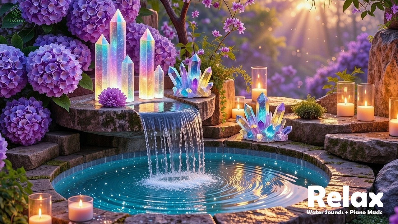 Relaxing Piano with Soothing Water Sounds 🌿 Relieves Stress, Calm Anxiety & Depression, Deep Sleep