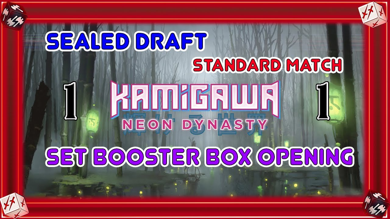 Kamigawa Neon Dynasty Sealed Draft | MTG Booster Box Opening | Deck Building | Standard Match One