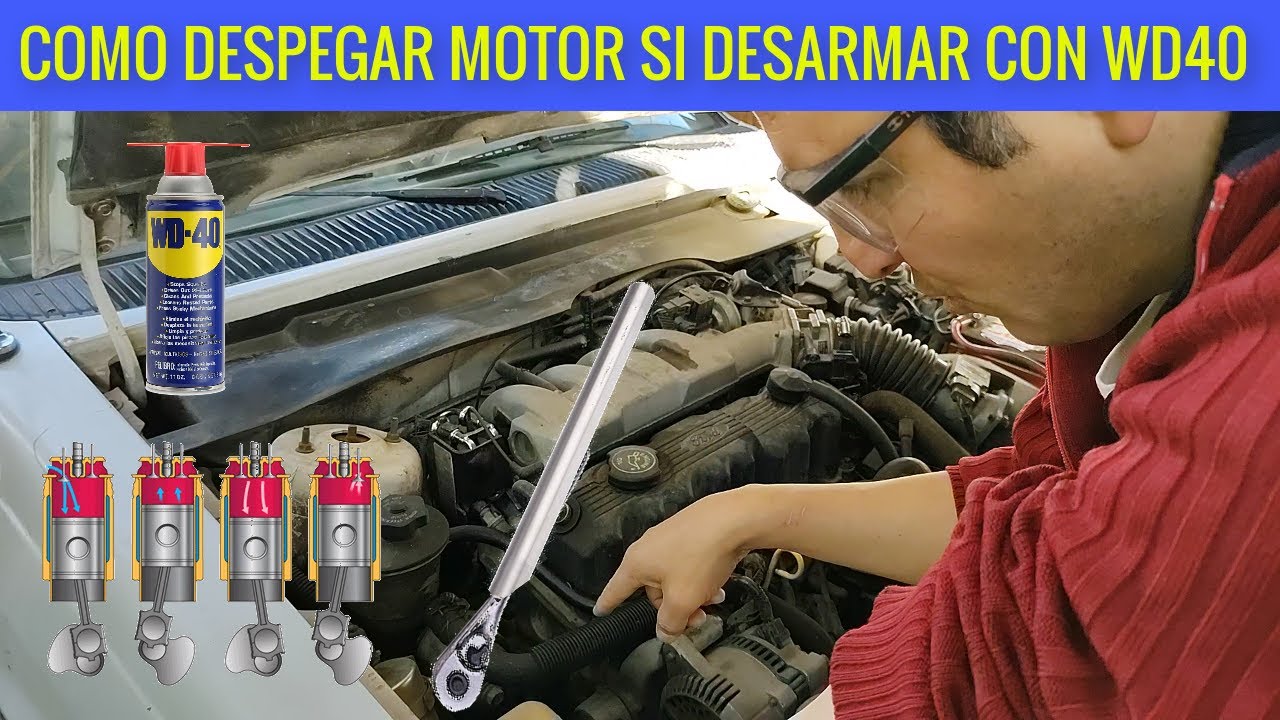 Como Despegar un motor sin destaparlo cuando tiene mucho tiempo parado