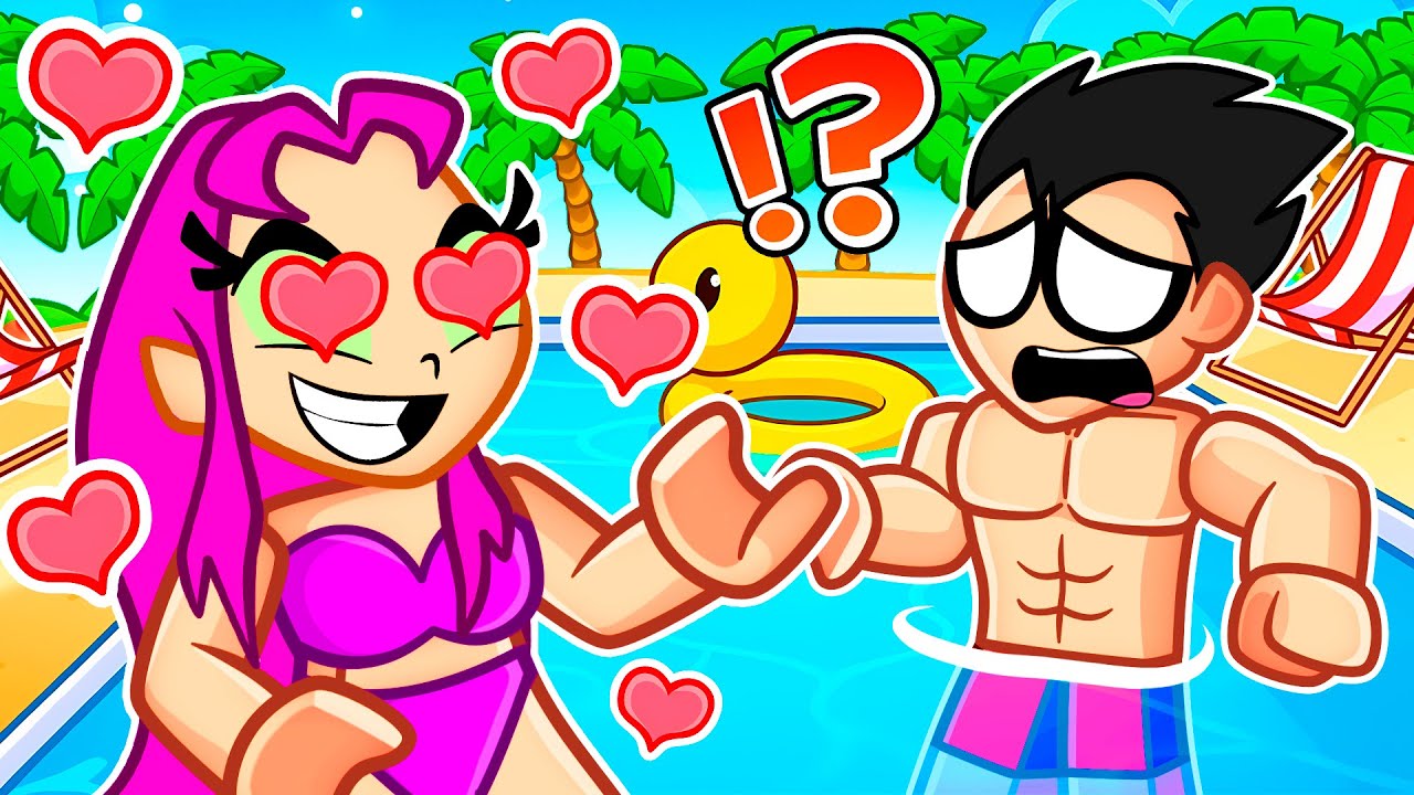 Robin Was Invited to a GIRLS ONLY POOL Party!