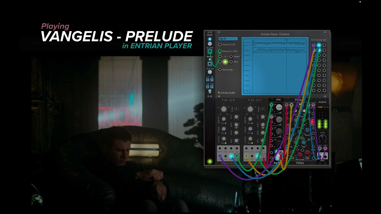 Vangelis – Prelude Recreated in VCV Rack | FM Piano + Entrian Player