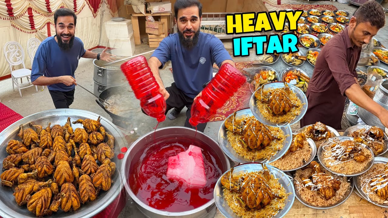Heavy Iftar ki tayarian shuru hogaeen 😍 VIP menu rakh dia aaj 😋