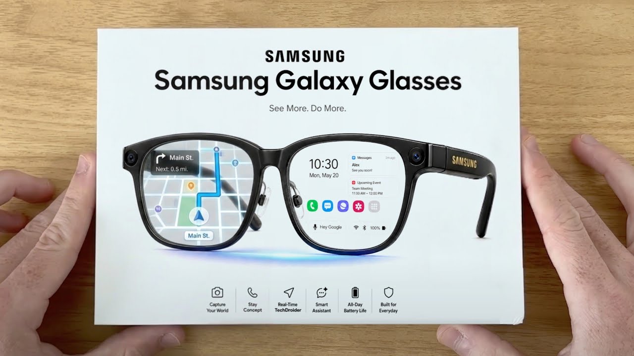 Утечка первого взгляда на умные очки Samsung!