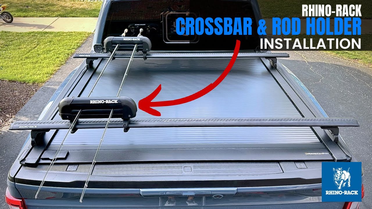 Rhino-Rack Vortex Crossbars and Fishing Rod Holder Installation #fishingrigs #ford #fordraptor