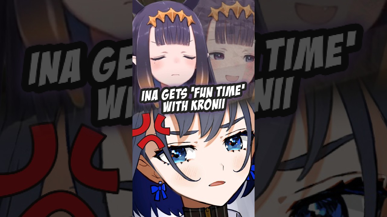 Ina bullied Kronii in Minecraft [ #hololive ]