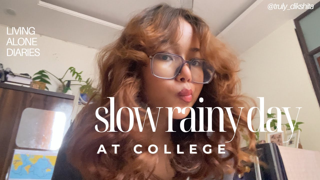uni vlog • rainy day, lectures, campus walk