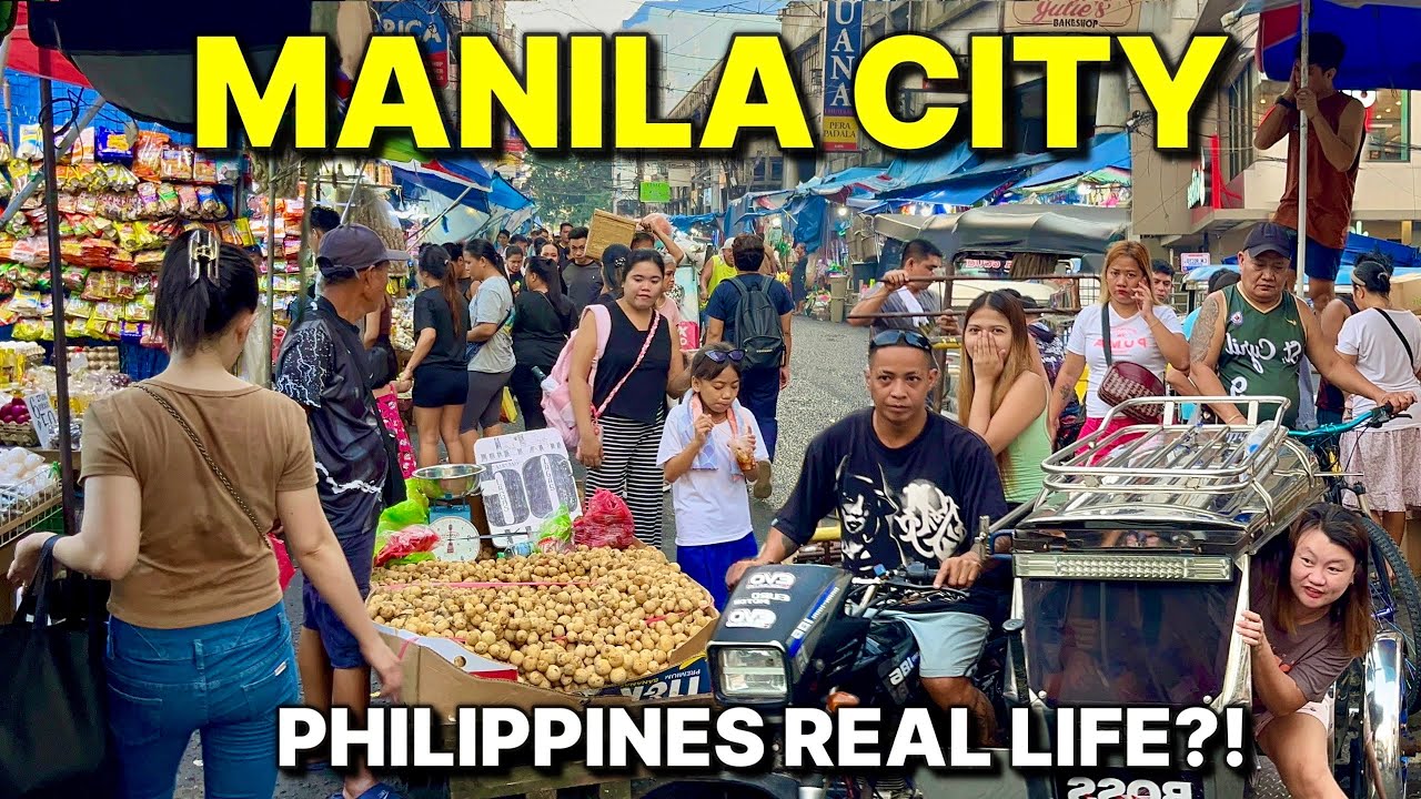 PHILIPPINES REAL MANILA LIFE! 🇵🇭 INSANE Streets, Markets & Local Life in Divisoria &mdash; Tondo & Binondo