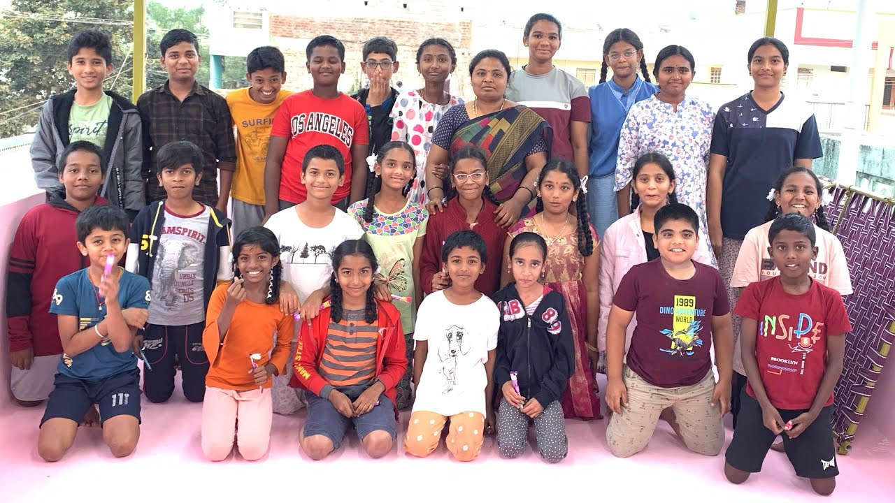 Mercy Tution Grand opening of shed by lovely children & braced the occasion with their pure hearts❤️