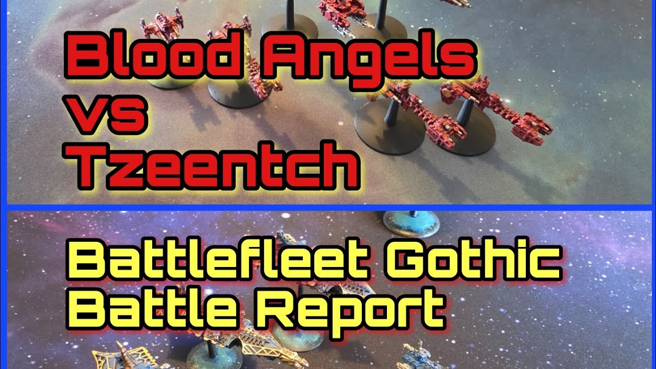 Battlefleet Gothic: Кровавые Ангелы против Тзинча. Сценарий 2. Отчёт о битве «Приманка»