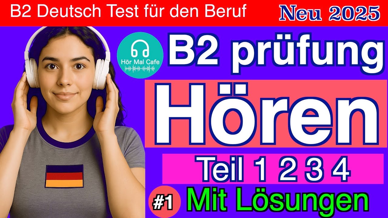#b2  ( #Beruf ) #hören teil 1 2 3 4 Mit Lösung (#1) Neu 2025 | مهم جدا جدا