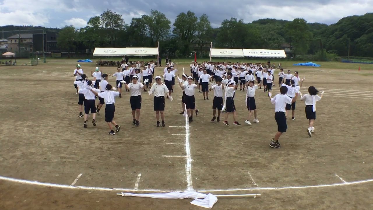 R7 野津中学校体育大会 応援合戦