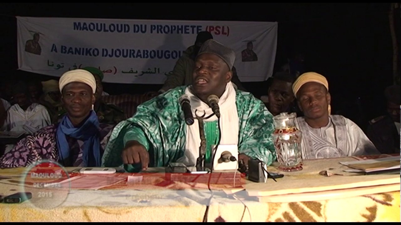Preche du Maouloud en Decembre 2015 avec Mamadou KONATE