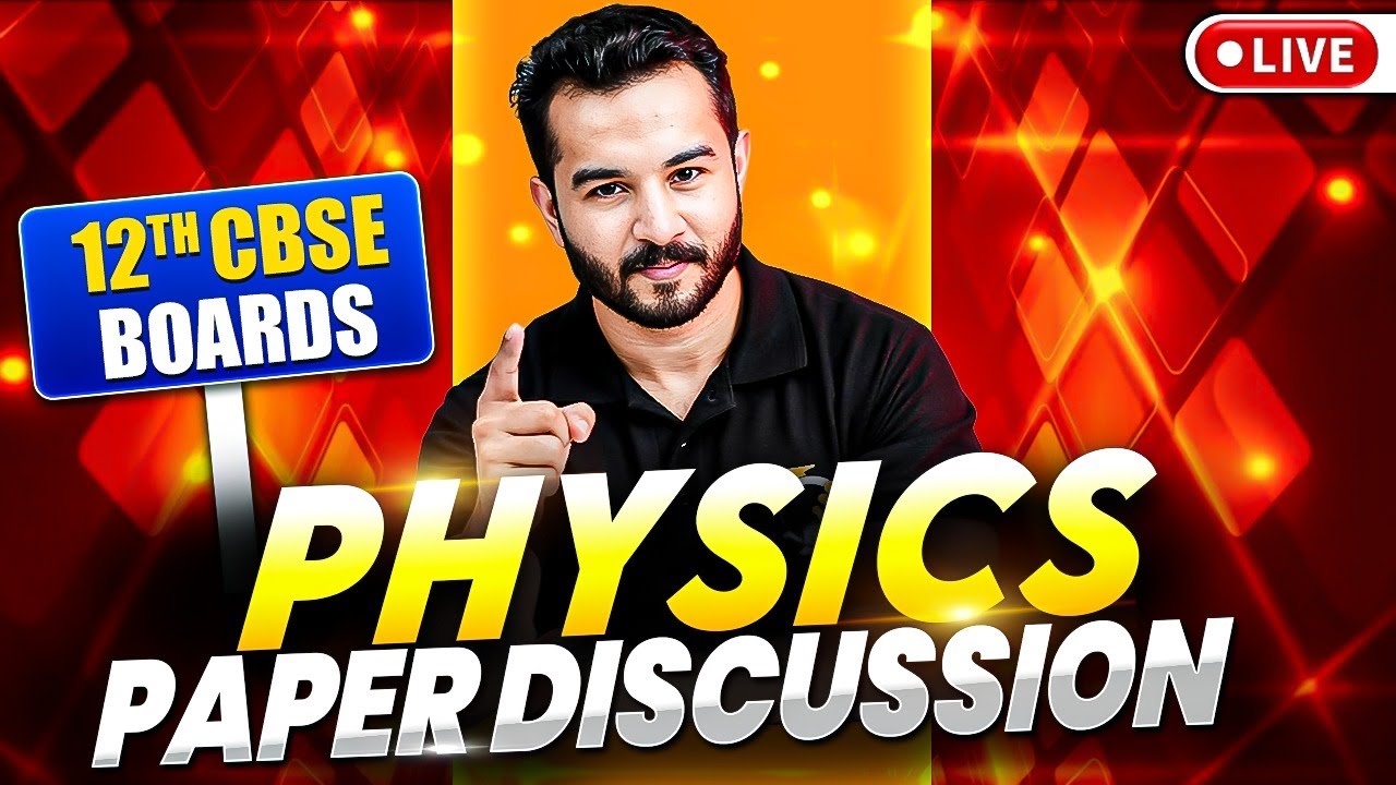 CBSE Class 12 Physics Question Paper Analysis | Class 12 CBSE Physics Answers | Class 12th Physics 💯