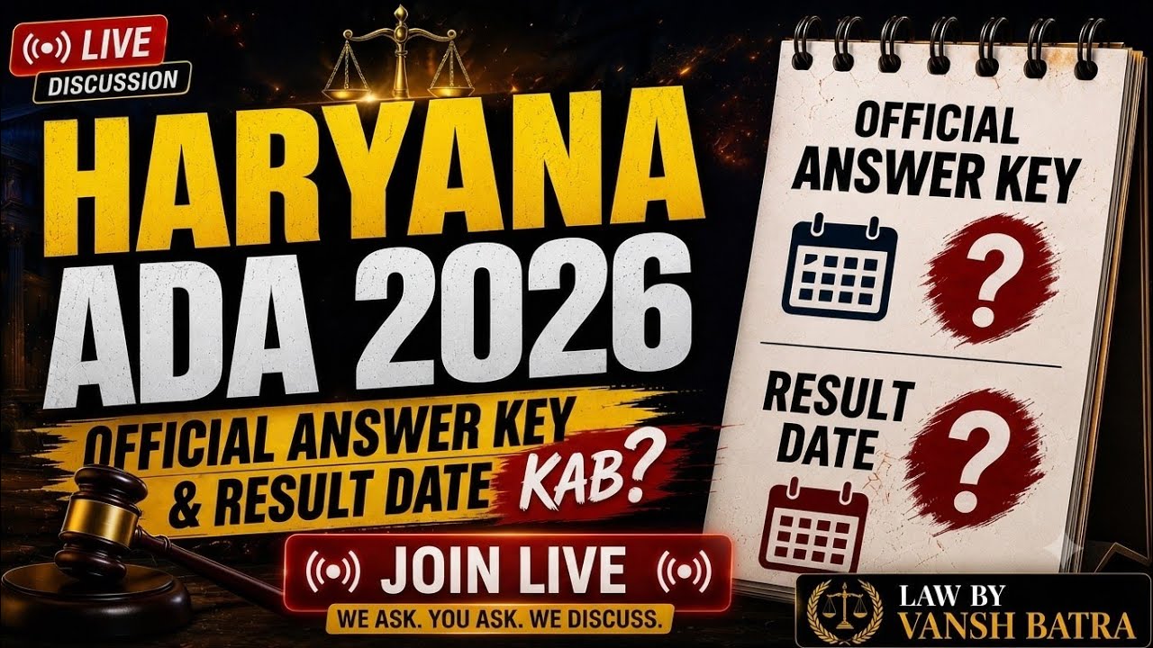 Haryana ADA Answer key | Haryana ADA Result Date | Haryana ADA Expected Cut off | HPSC ADA Solution