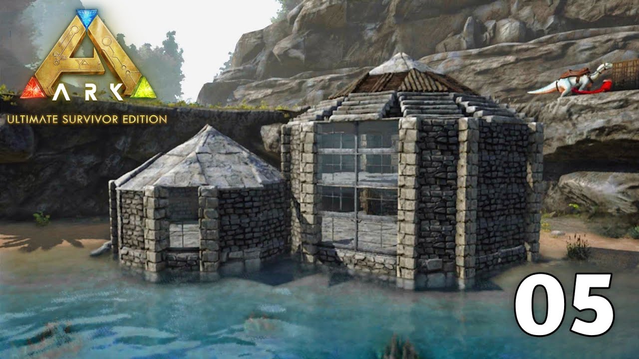 Making hidden lake house | Ark mobile revamp the island Ep.5