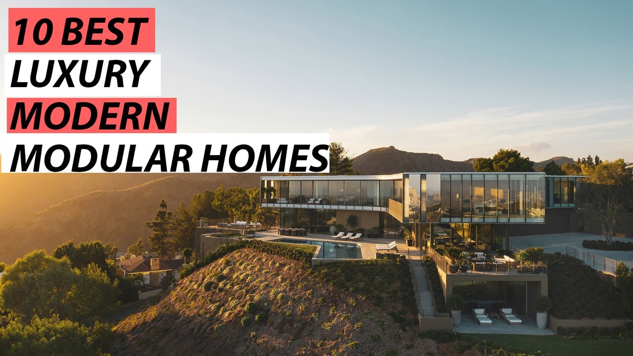 10 BEST Luxury Modern Prefab Modular Homes that are NEXT LEVEL