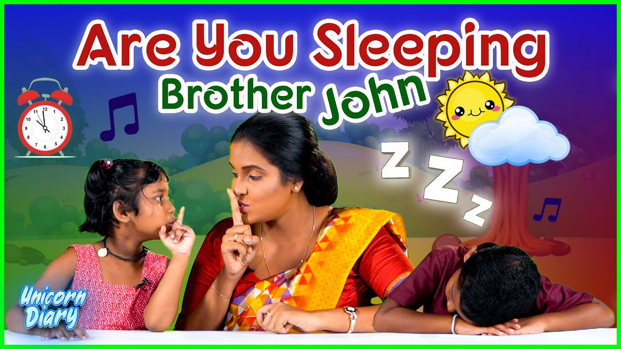 Are you sleeping brother John | English Rhymes | Unicorn Diary