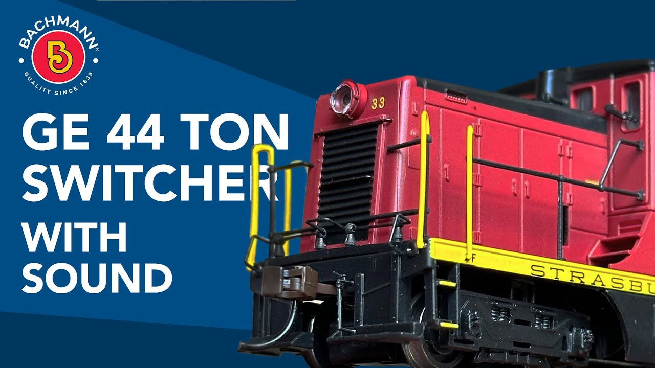 Bachmann HO Scale GE 44-Ton Switcher with Sound