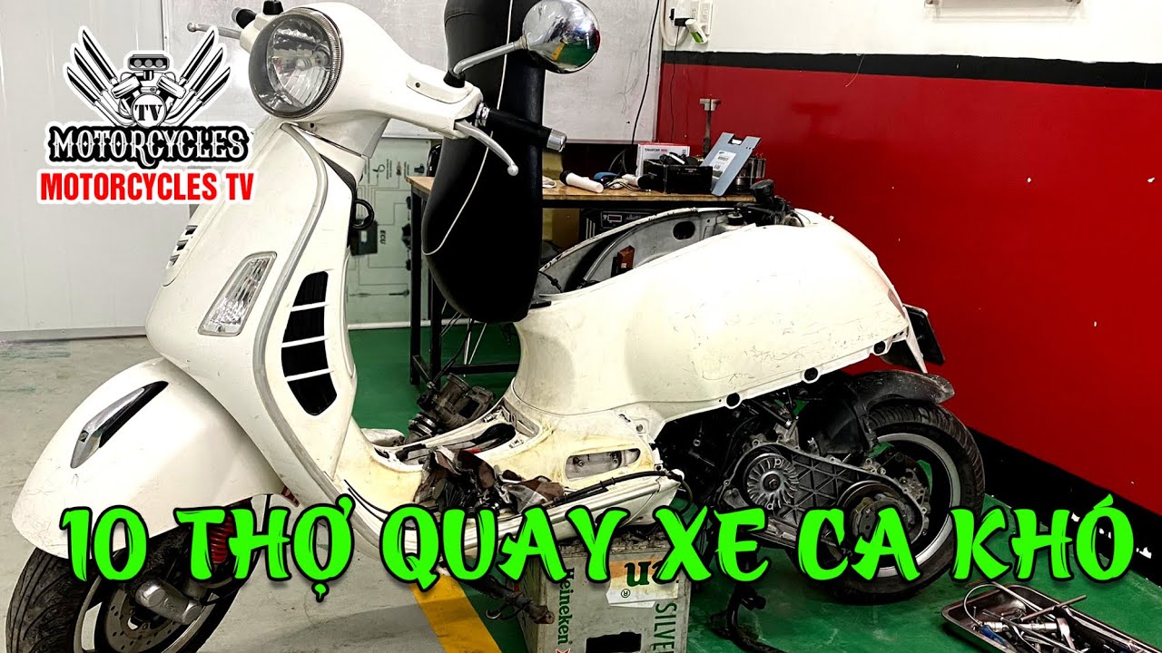 Video 711: Dạy Sửa Xe Pal Siêu Khó Vespa Fi Khiến Hơn 10 Thợ Bỏ Cuộc | Motorcycles TV