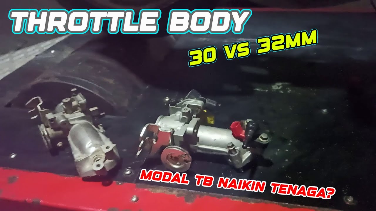 Test Dyno ukuran Throttle body 30 dan 32 mm