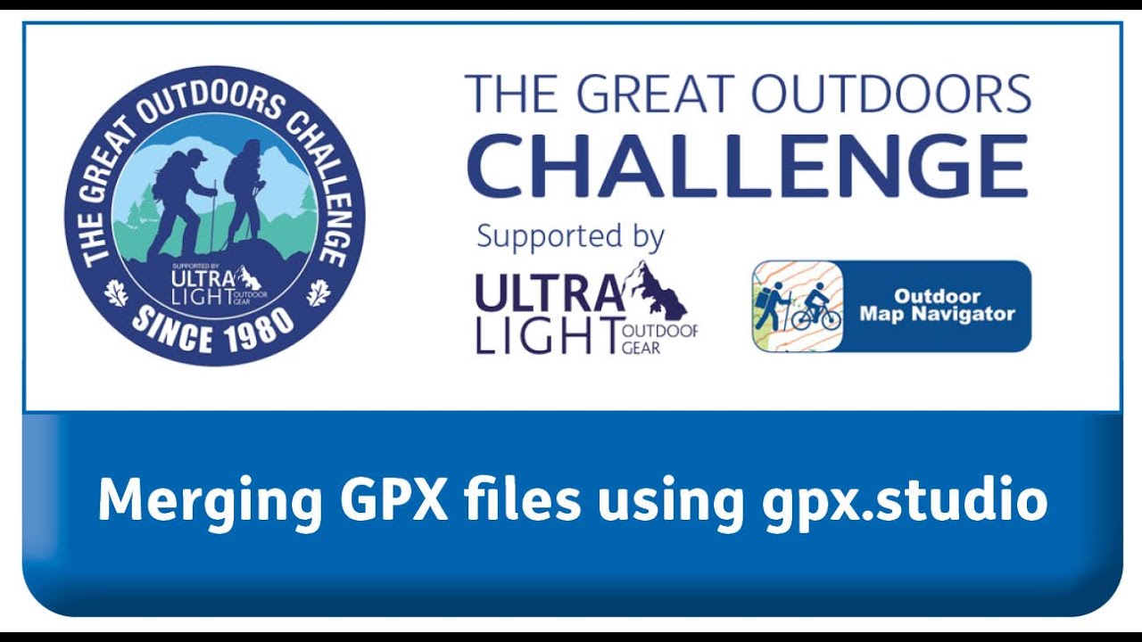 Merging gpx files with gpx.studio