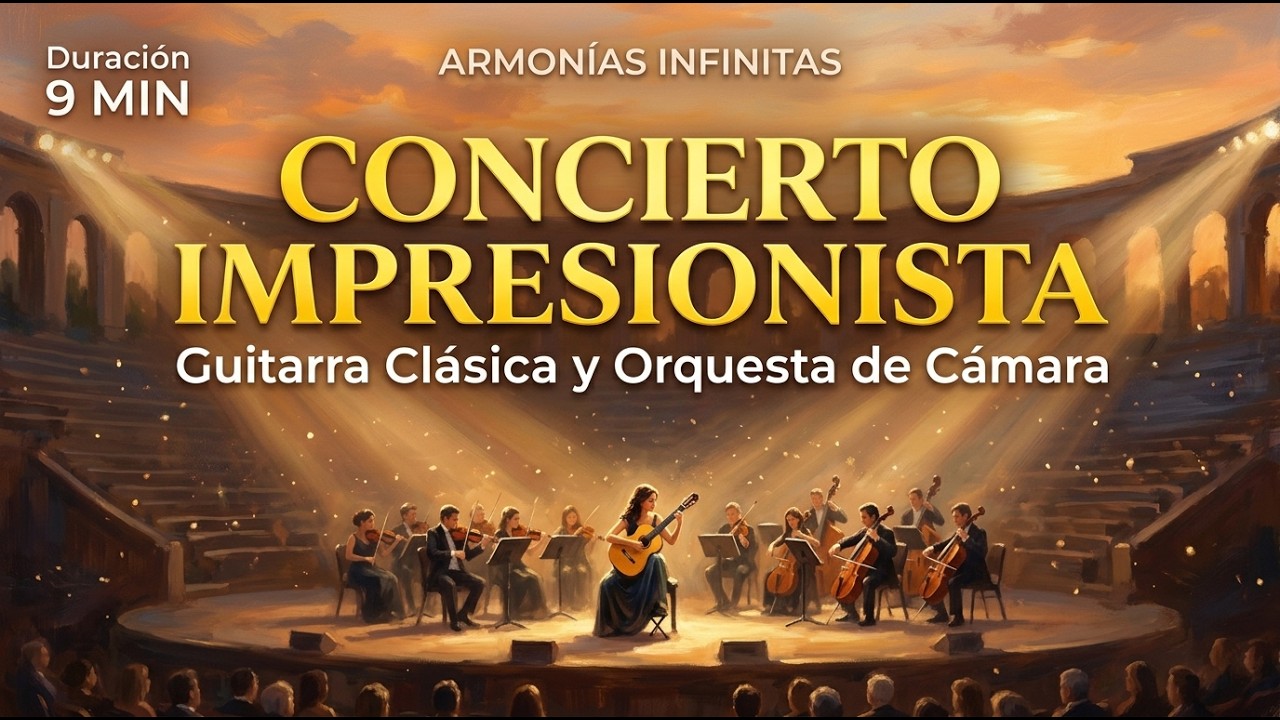 Impressionist Concerto for Classical Guitar & Chamber Orchestra | Full Performance