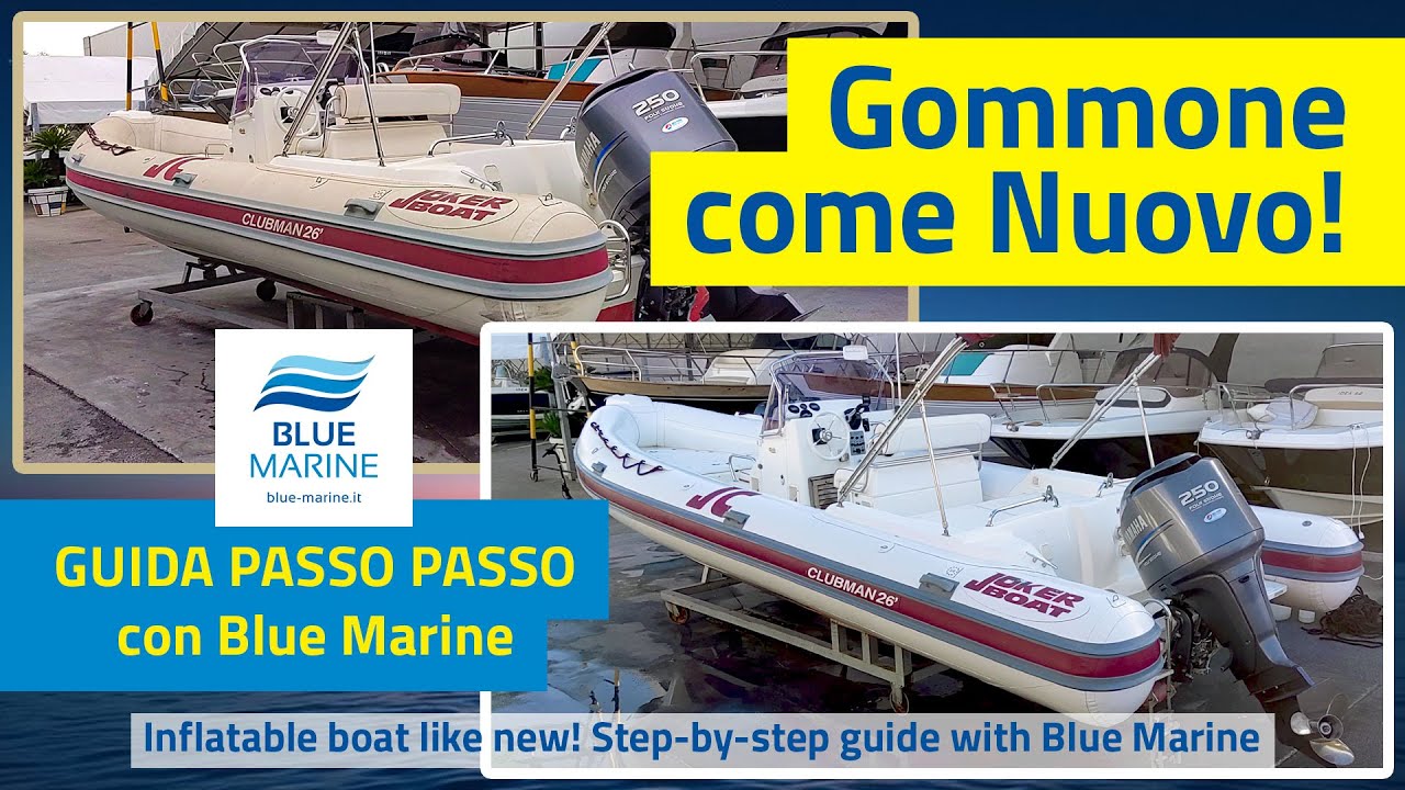 Pulizia Completa del Gommone con i Prodotti Blue Marine | Guida Passo Passo