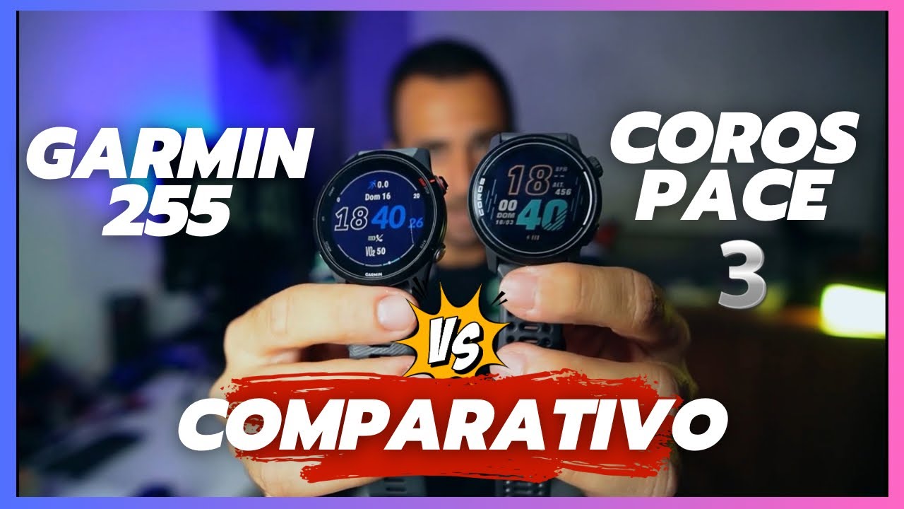 GARMIN 255 X COROS PACE 3 - Comparativo dos melhores Custo/benefício