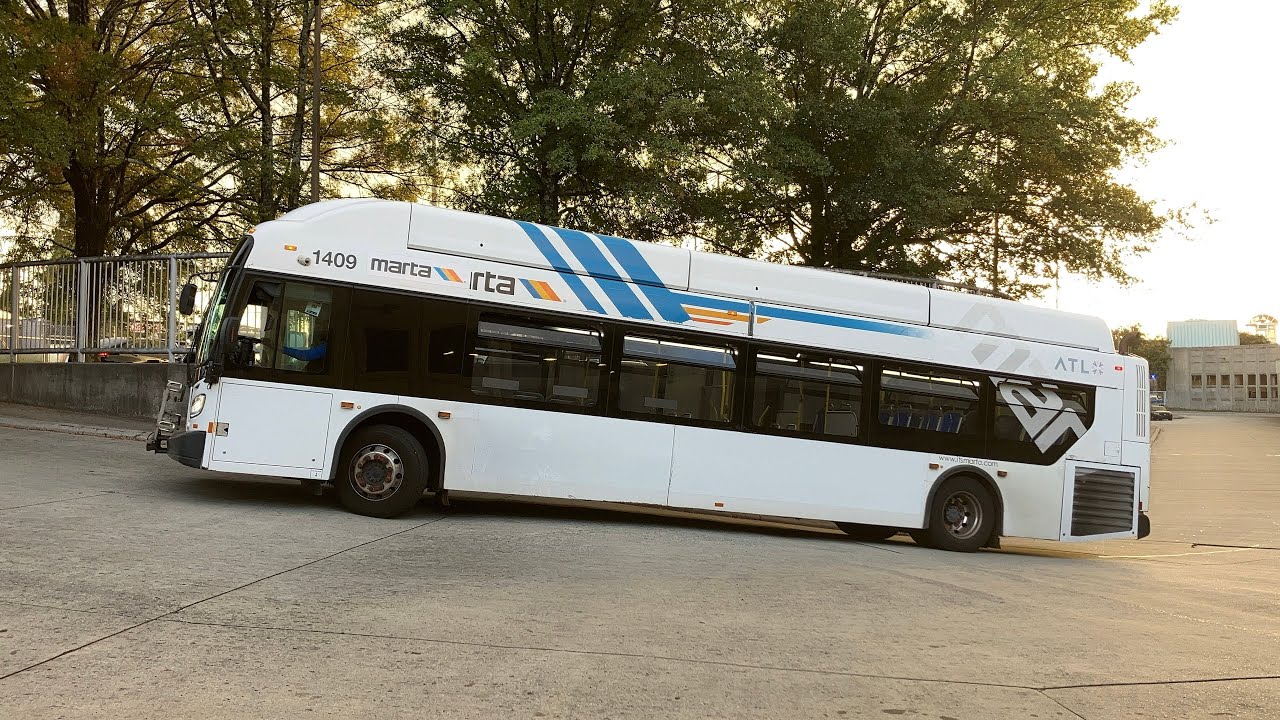 MARTA / Gwinnett County Buses depart Doraville Station