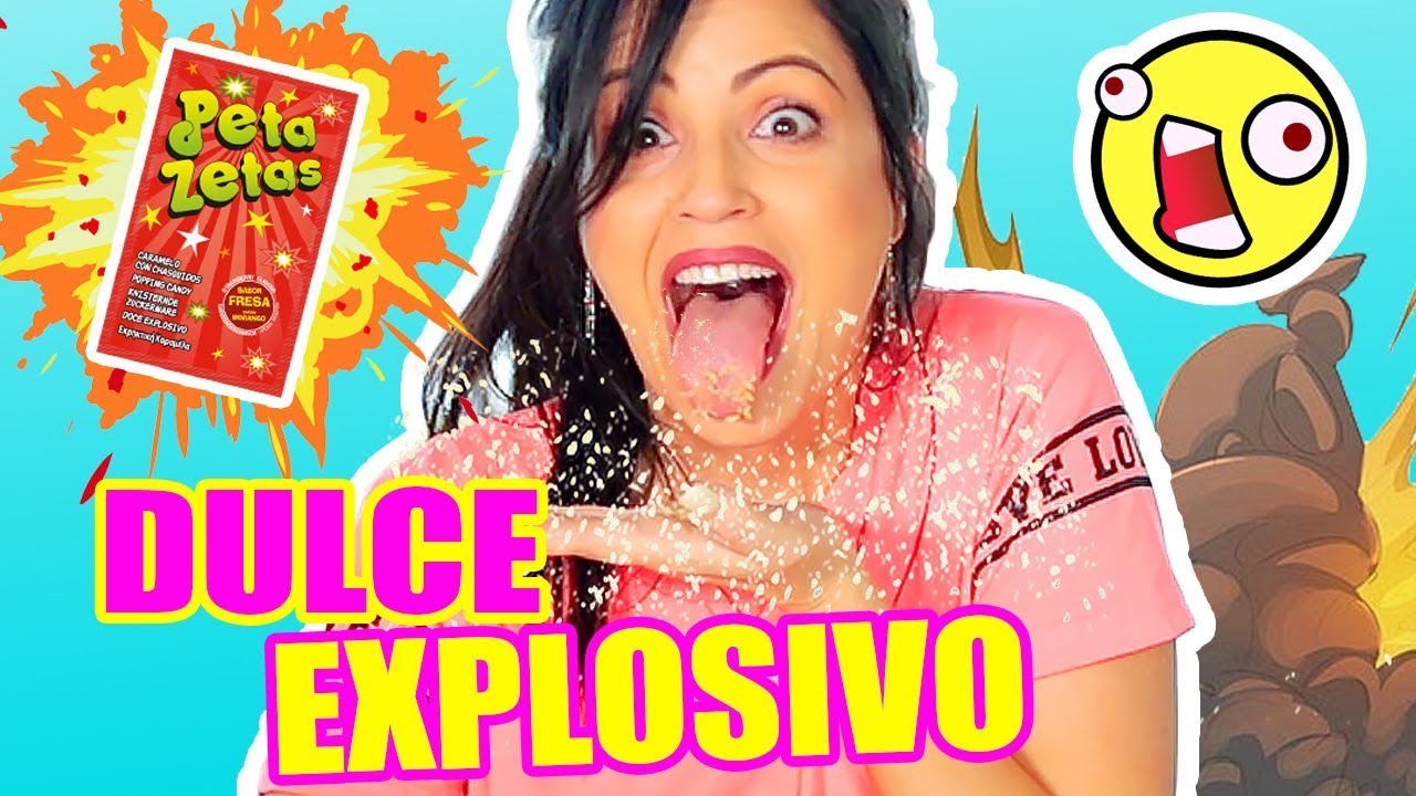 DULCES QUE EXPLOTAN! CARAMELOS MUY ÁCIDOS Y MÁS! PROBANDO CHUCHES ESPAñOLES RAROS  - SandraCiresArt