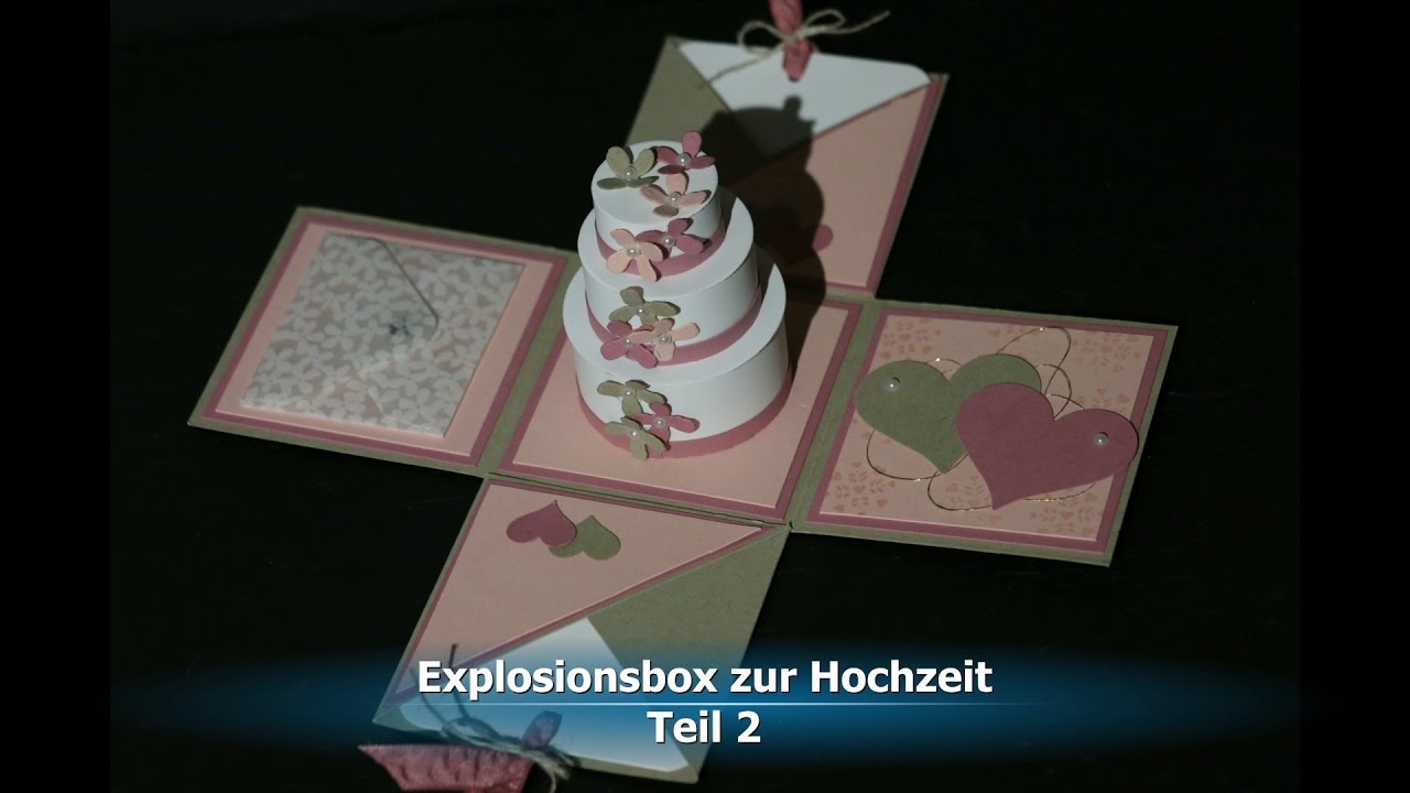 Explosionsbox zur Hochzeit Teil 2 mit Produkten von Stampin´Up!