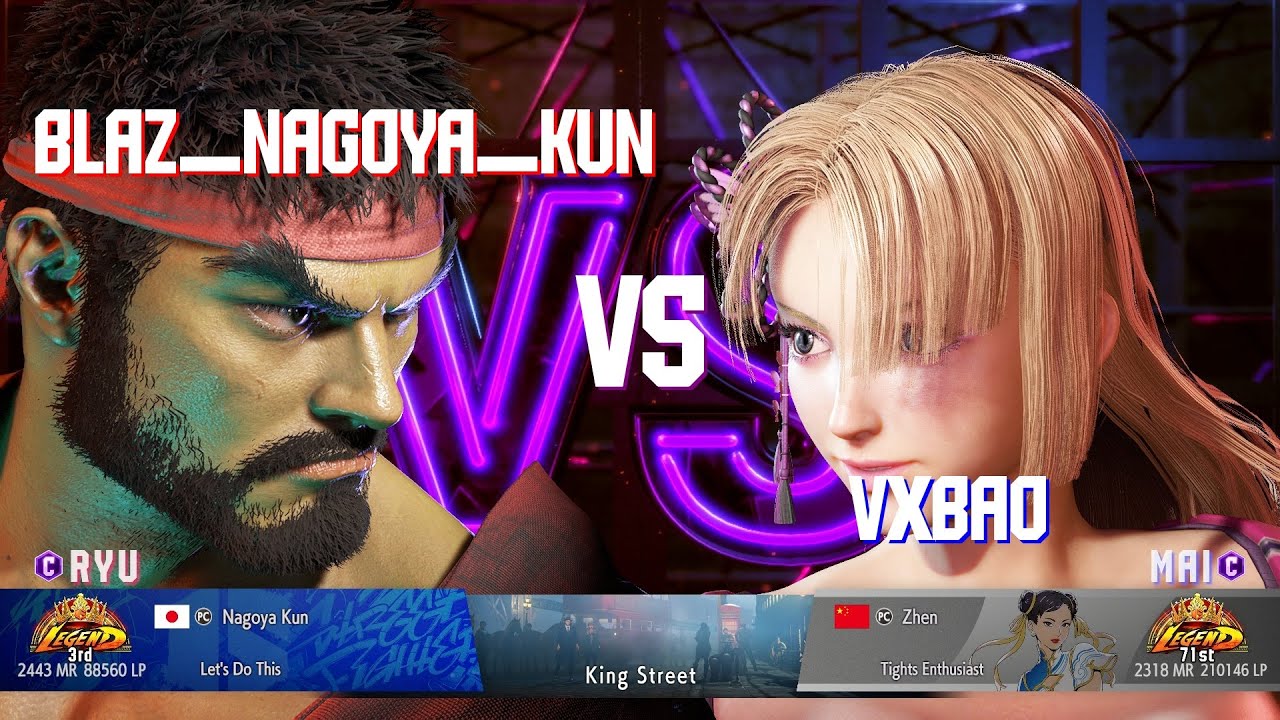 SF6 Blaz_Nagoya_Kun (Ryu Classic) Vs VXBAO (Mai Classic)