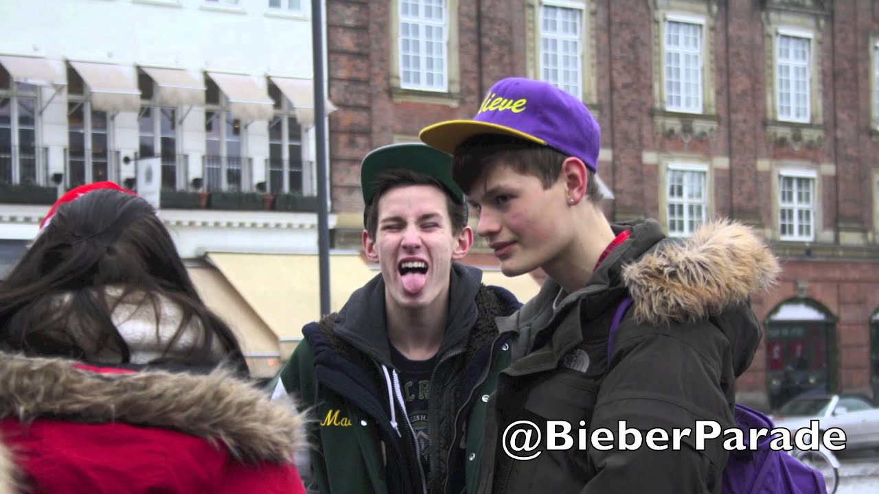 Bieber Parade in Copenhagen, Denmark - December 15th 2012