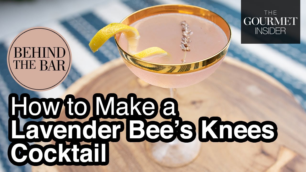 Behind The Bar: How to make a Lavender Bee’s Knees cocktail – The Gourmet Insider