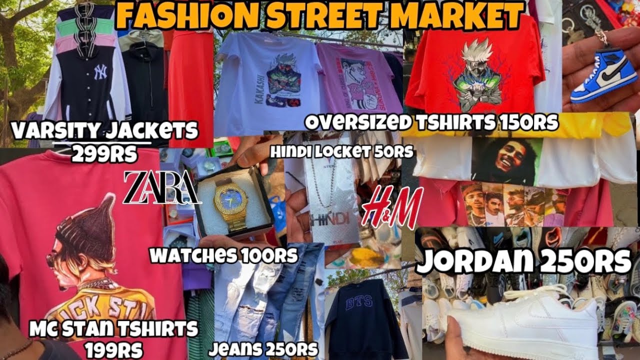 Fashion Street Market | Itna Sasta Market 😱| Starting At 149rs H&M, ZARA, AMIRI | Churchgate Market
