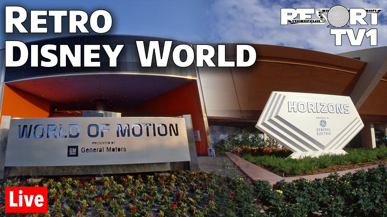 🔴Live: Retro Disney World - Relive Classic Attractions & Shows - Walt Disney World Live Stream