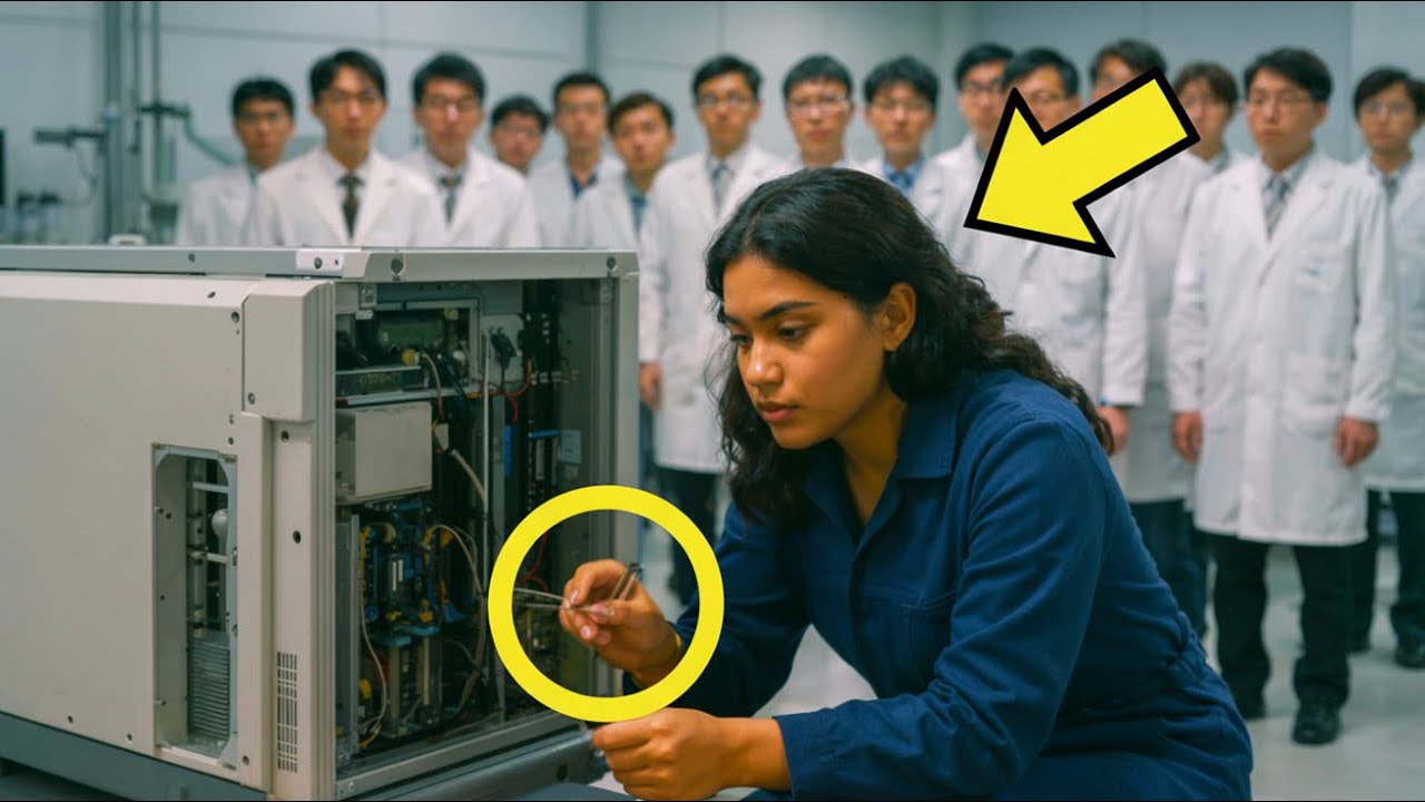 UMA JOVEM CHILENA REPAROU UMA MÁQUINA QUE 15 ENGENHEIROS JAPONESES FALHARAM