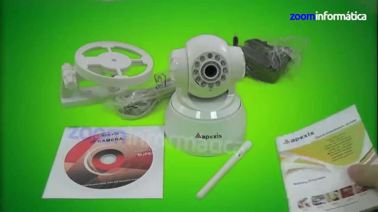 Review c&aacute;mara IP apexis 8015 blanco demo tutorial configuracion