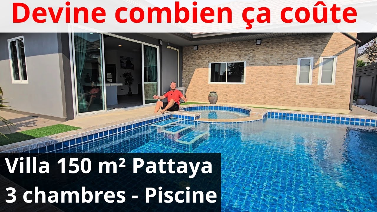 Voilà à quoi ressemble une vraie villa à Pattaya