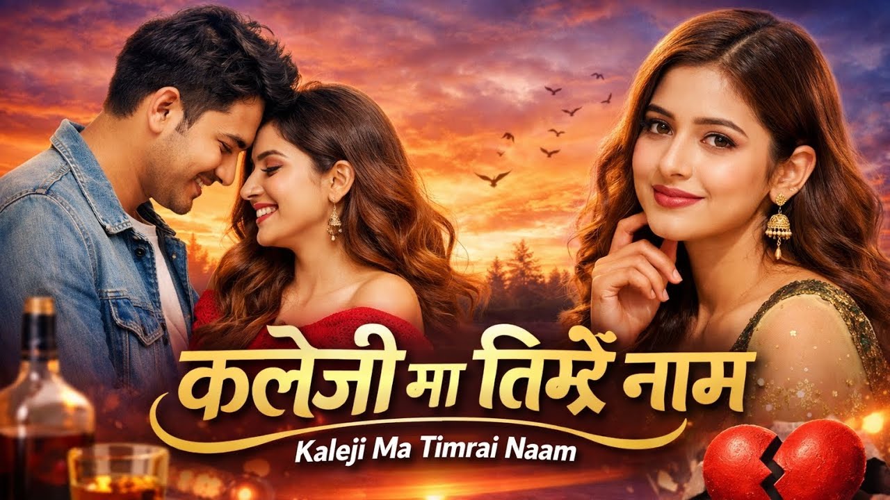 कलेजी मा तिम्रै नाम | kaleji ma timrai naam | new Nepali romantic offical song 2026
