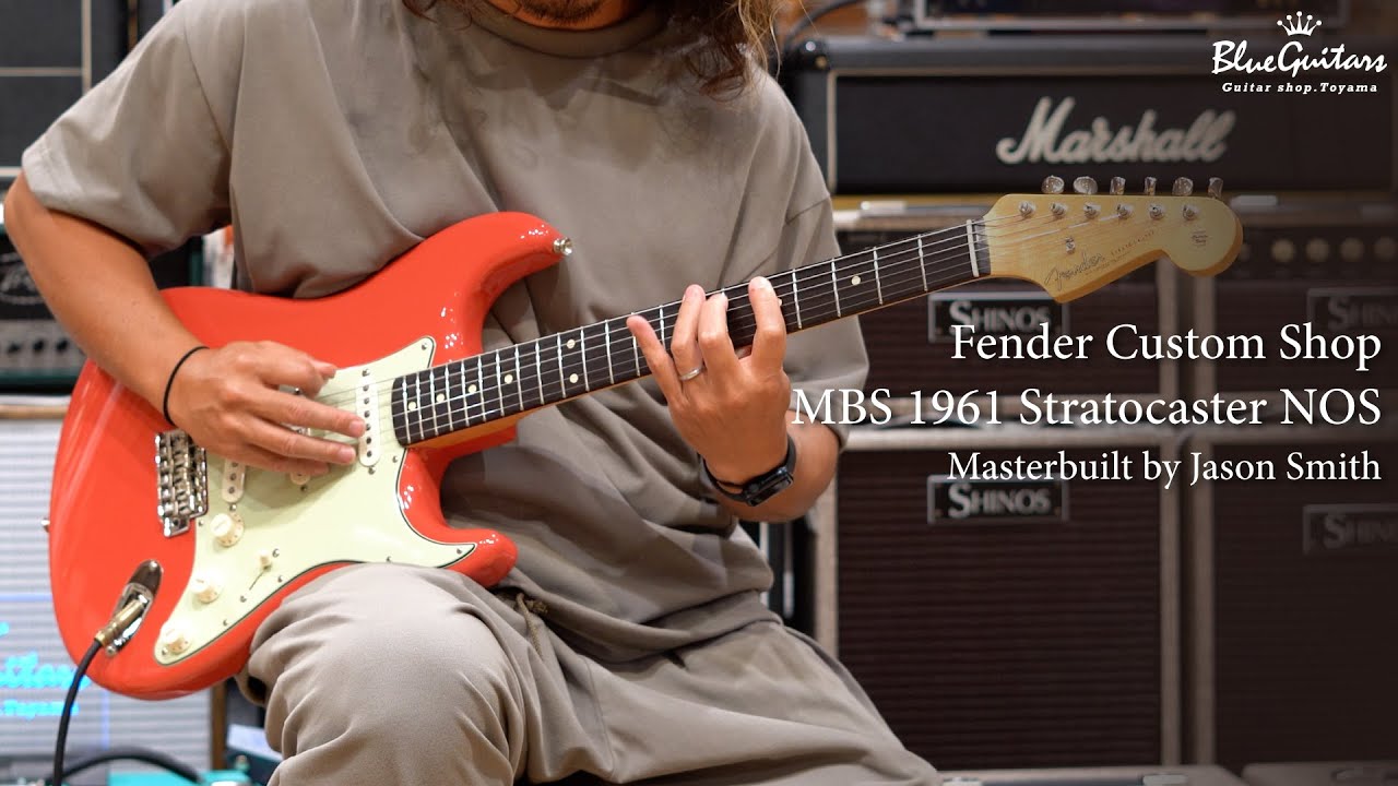 Blue Guitars - Fender Custom Shop / MBS 1961 Stratocaster NOS Masterbuilt by Jason Smith