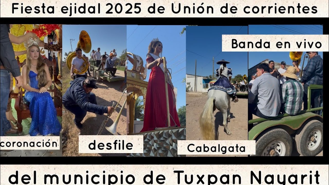 UNIÓN DE CORRIENTES / fiesta ejidal 2025 / cabalgata, desfile, reinas , banda en vivo y mucho más .