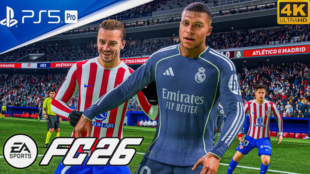 FC 26 — «Атлетико Мадрид» против «Реал Мадрид» | PS5™ Pro [4K60] | LaLiga 25/26 — Мадридское дерби