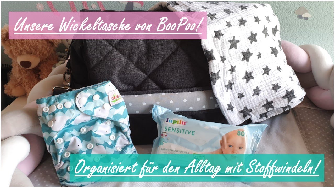 UNSERE NEUE WICKELTASCHE! || Organisiert f&uuml;r den Alltag mit Stoffwindeln! || Little Reborn Nursery