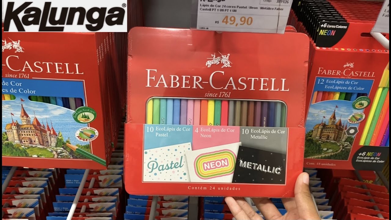 Tour pela Kalunga! Mostrando todos os lápis de cor e preços (2021)