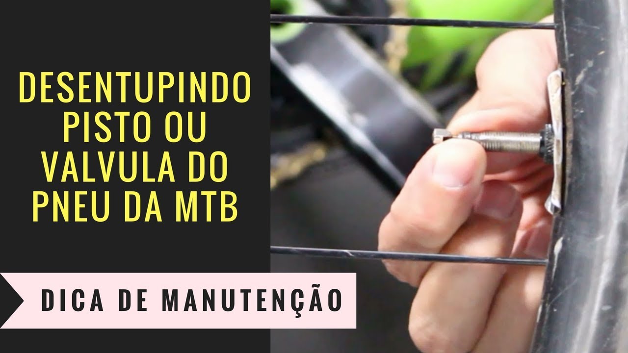 Pneus Tubless não enche - Desentupindo Pisto ou Valvula da Mountain Bike