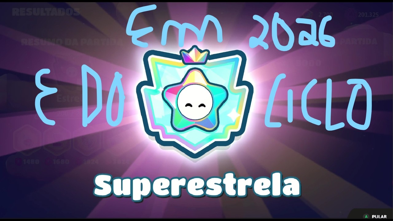 fall guys - Conseguir chegar ao Rank Superestrela em 2026 no ciclo místico!!!