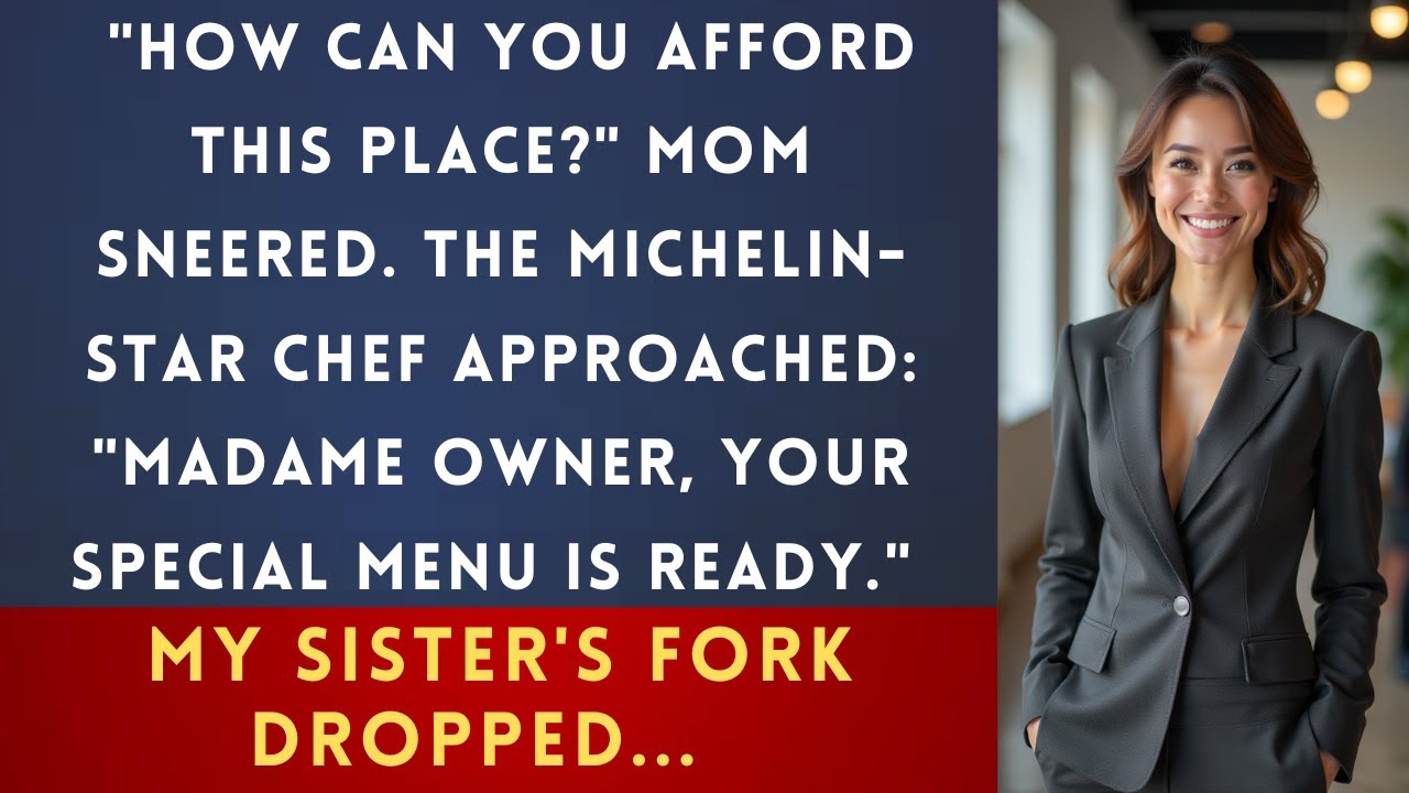 At Mom's Birthday Dinner They Called Me Worthless—Then My Driver Brought The Papers
